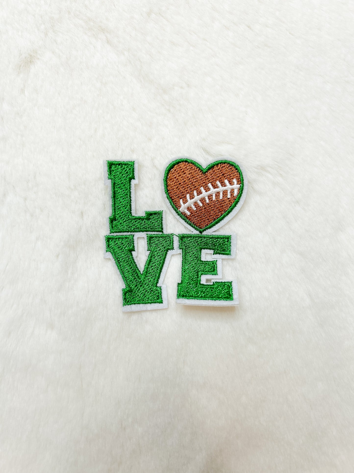 Patch- Green Love Football