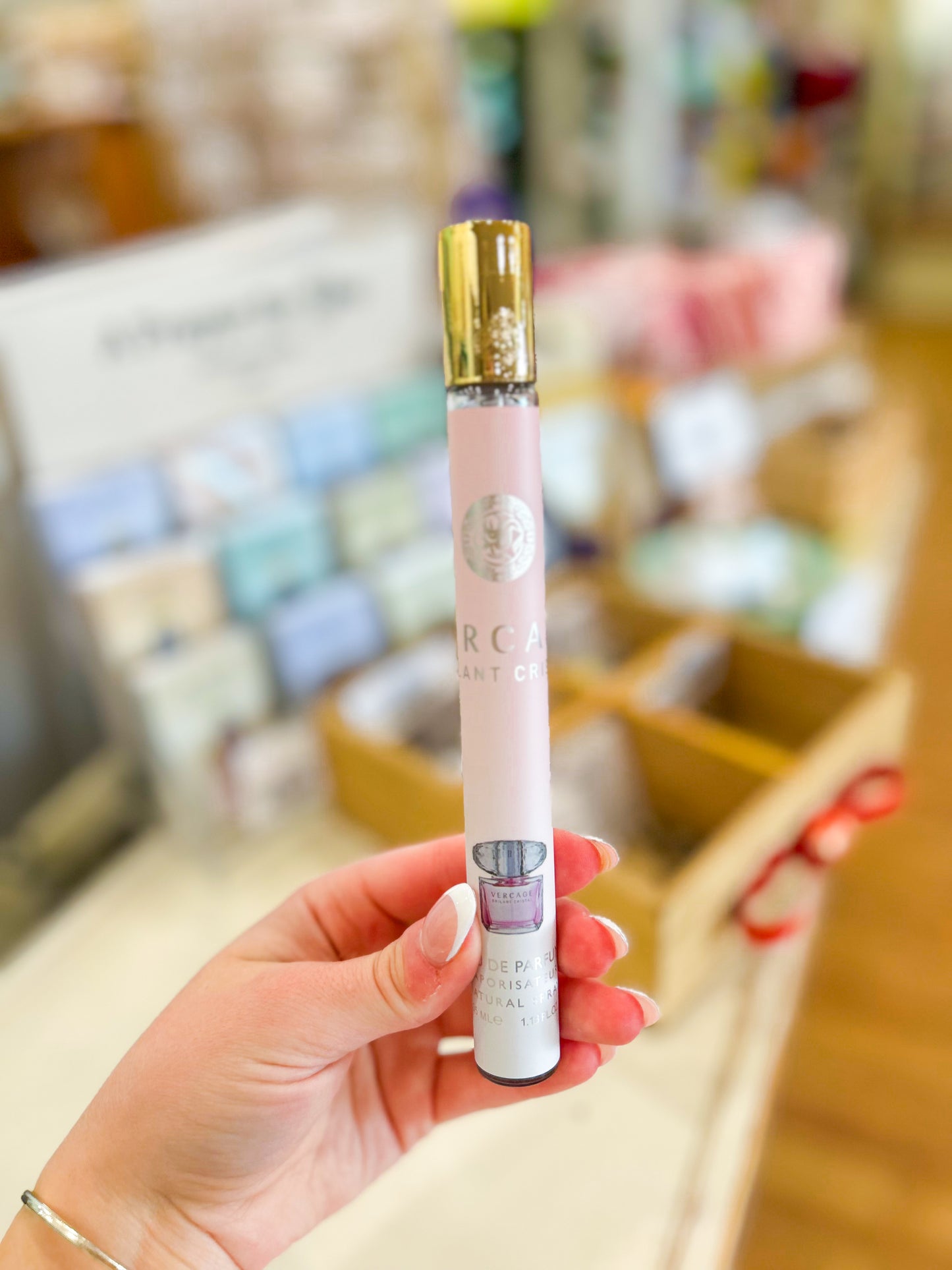 Vercage Brillant Crystal Perfume-Pink