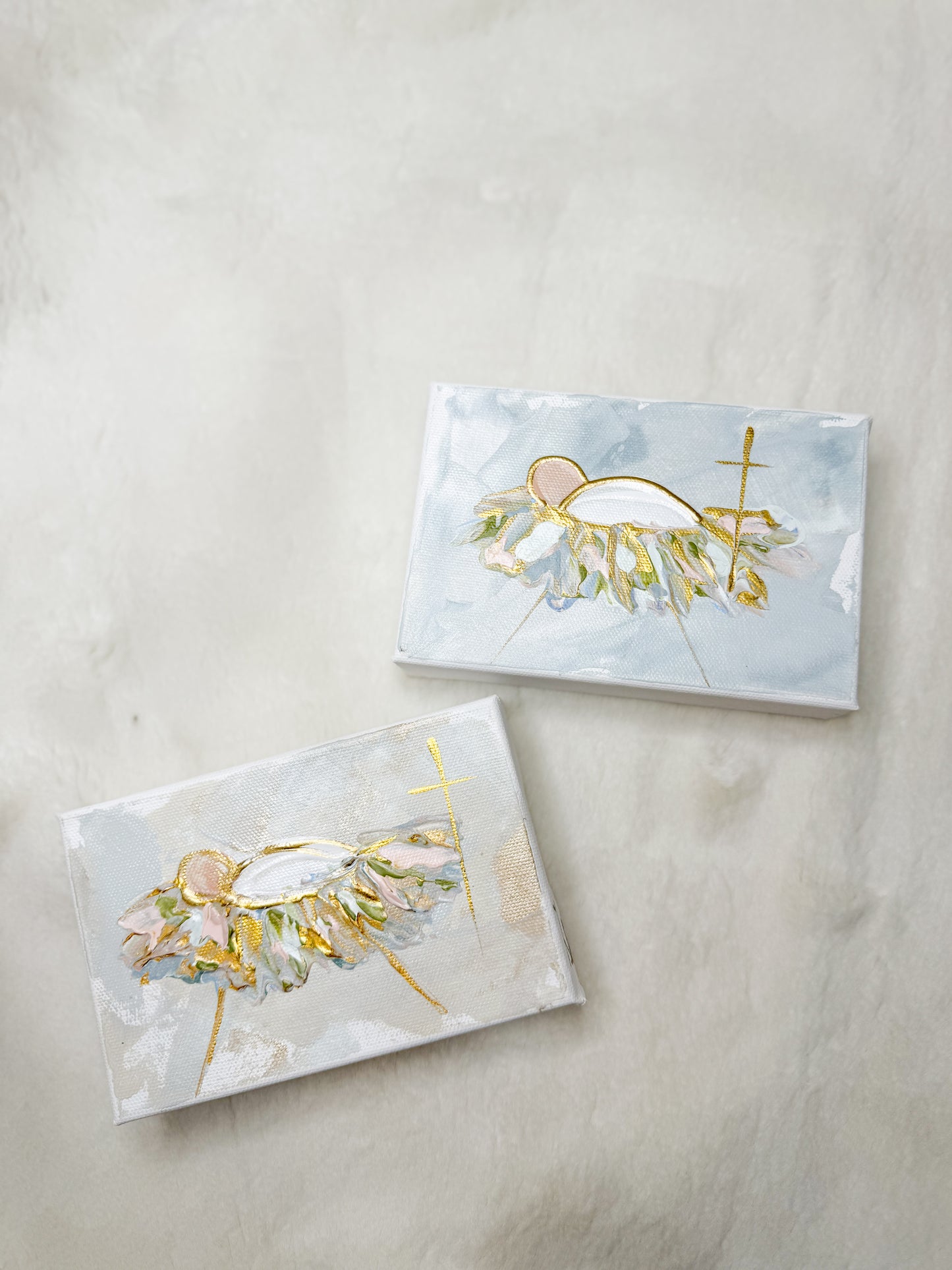 Gospel News 4X6 Baby Jesus Canvas Art
