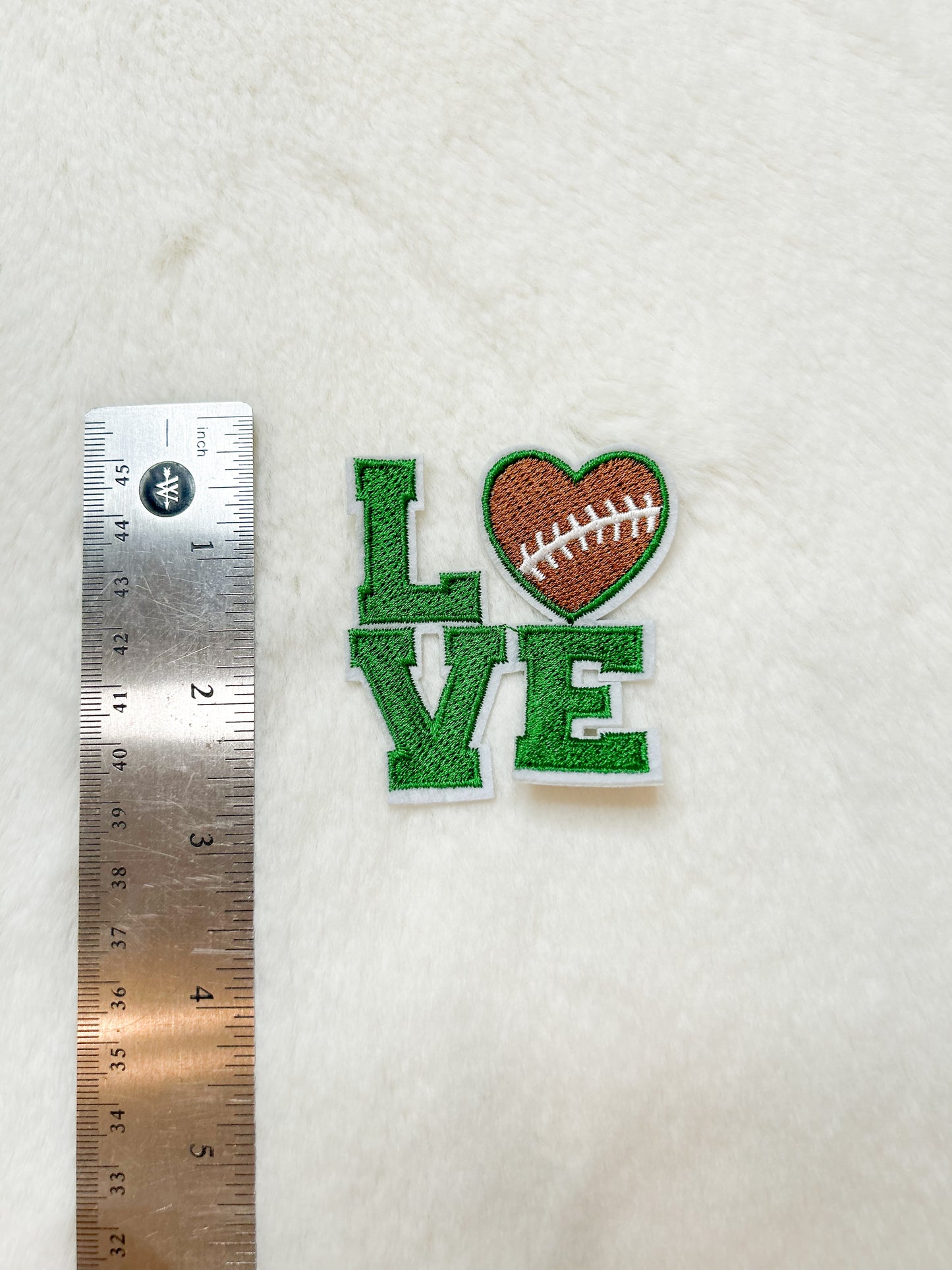 Patch- Green Love Football