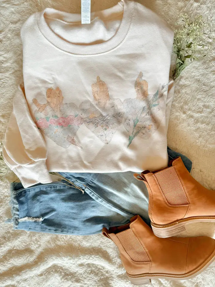 Harleigh Leonard's Holy Hearts Sweatshirt