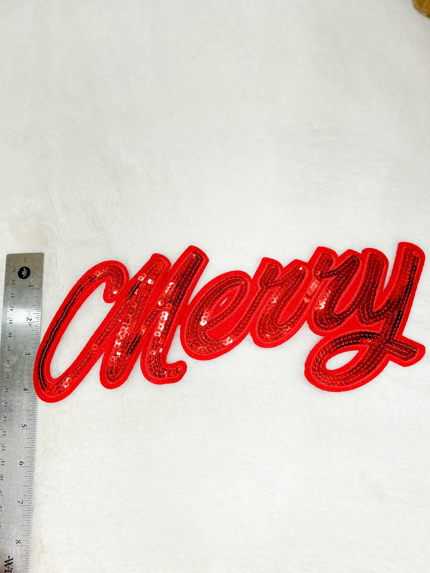 Patch-Cursive Merry