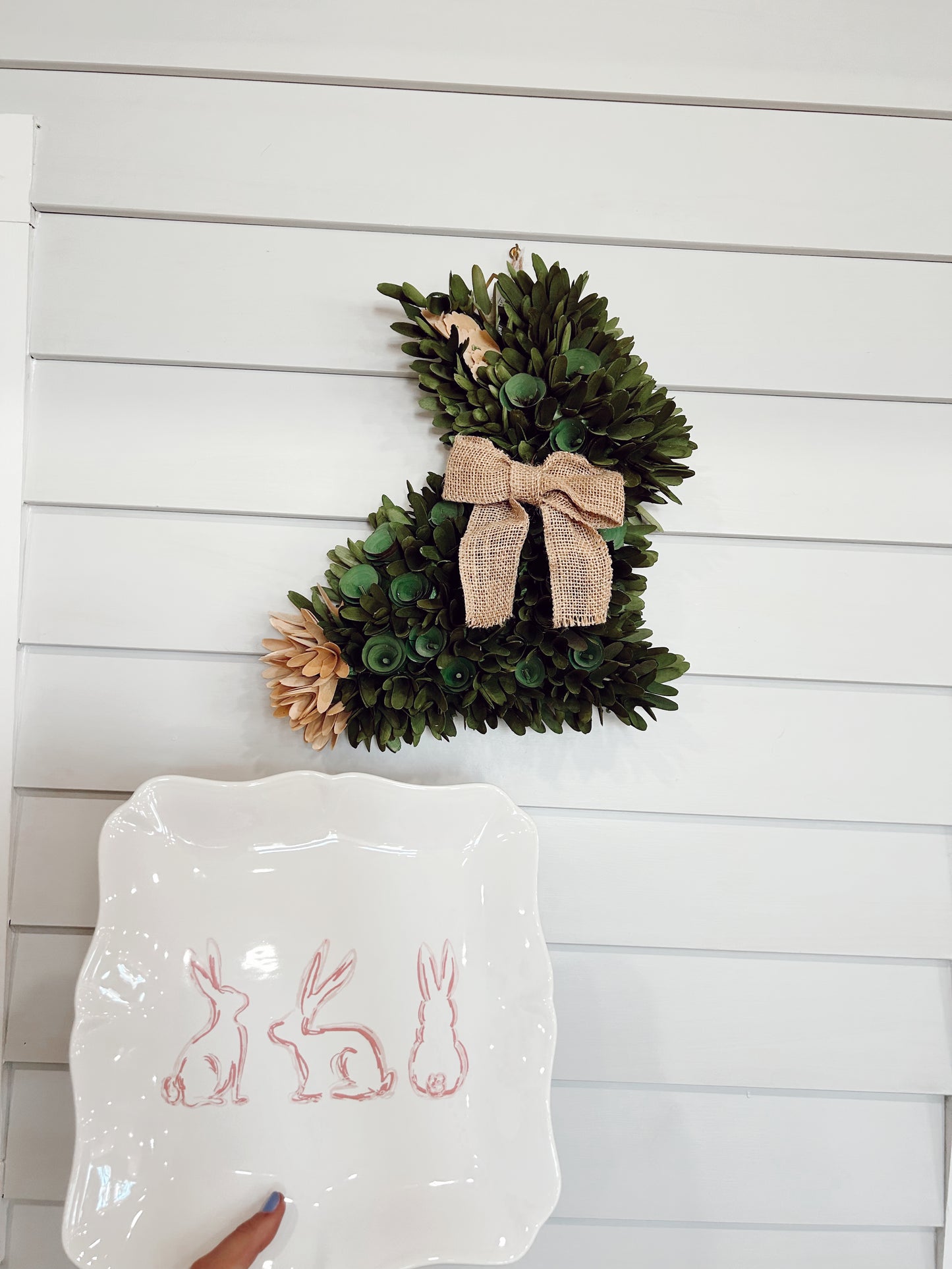 Chipper Bunny Door Decor