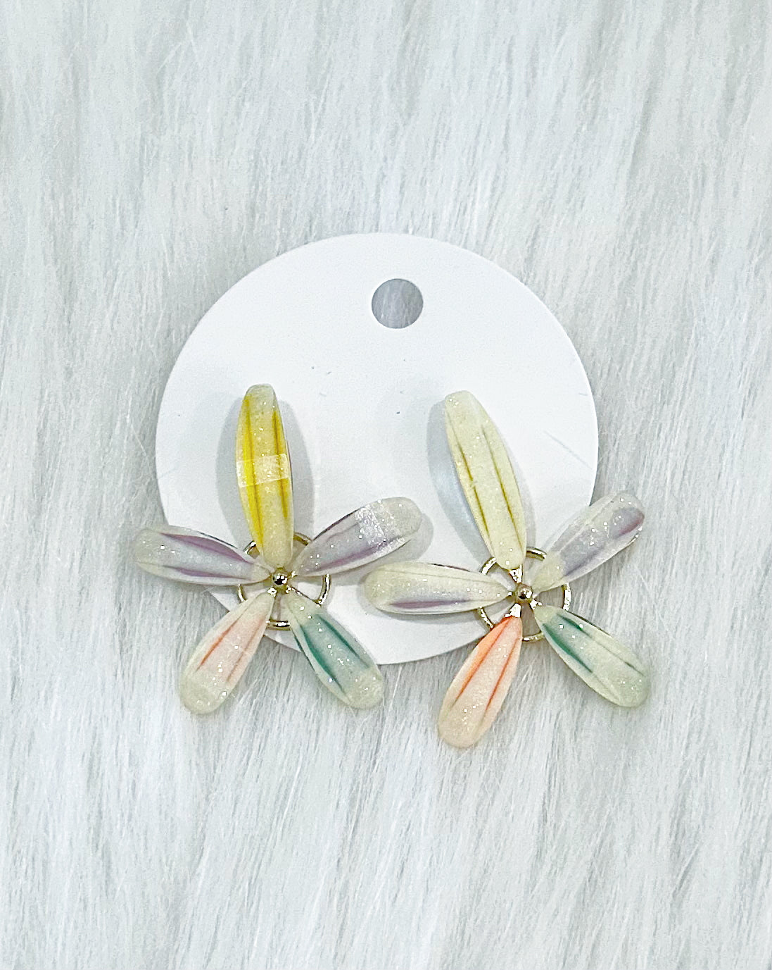 Pastel Flower Stud