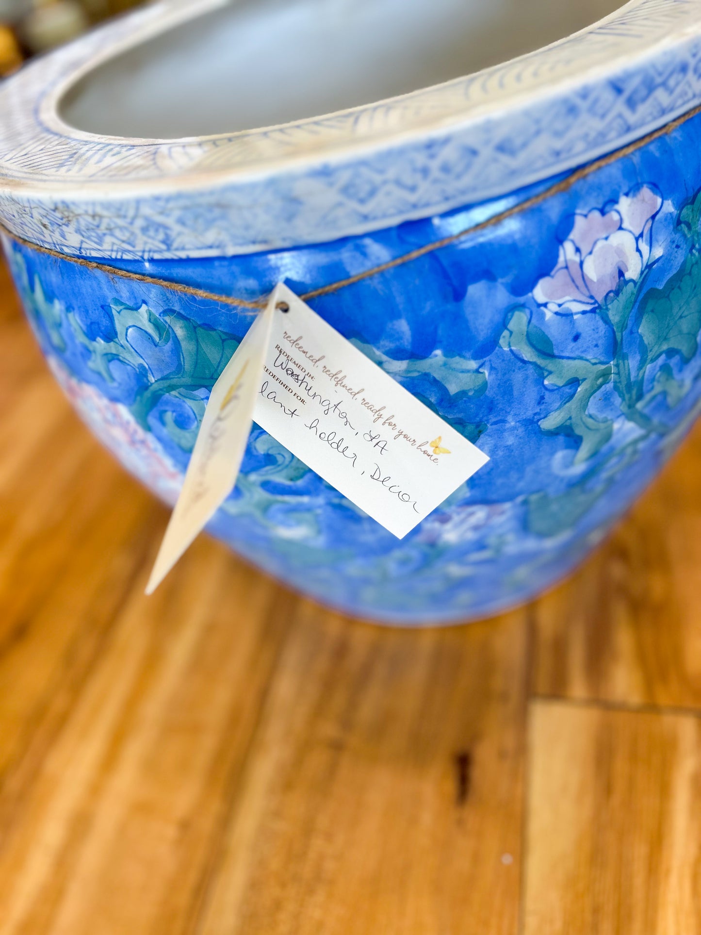 Blue Garden Planter