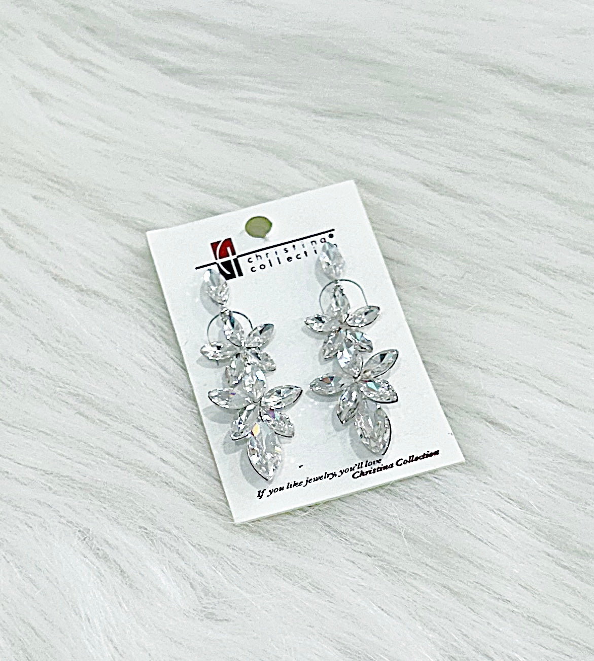 Crystal Flora Dangles