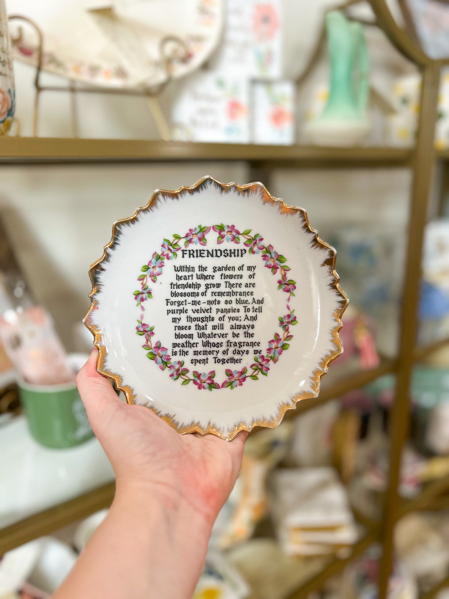 Friendship Keepsake Plate