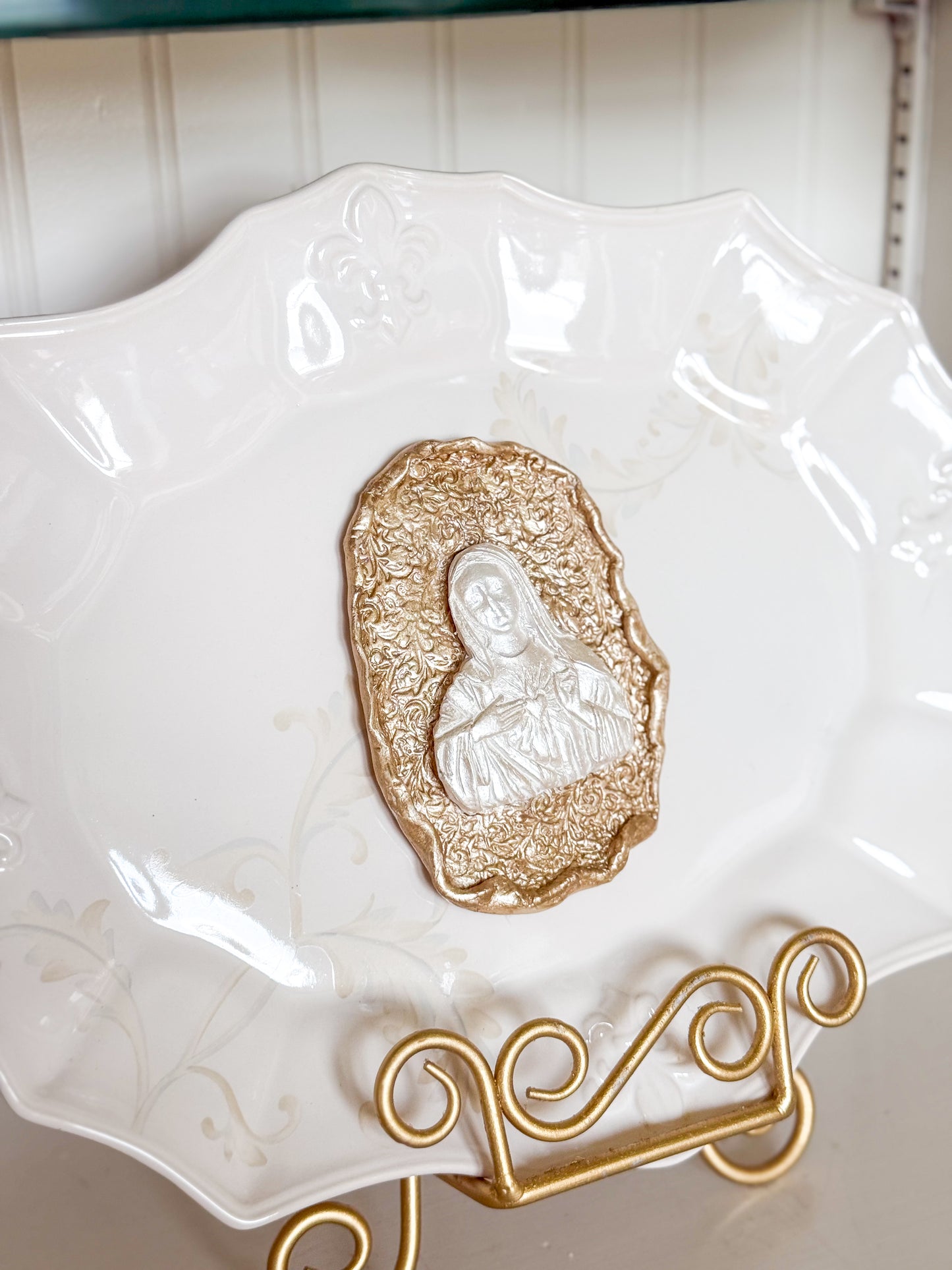 Fleur de Lis Faith Platter