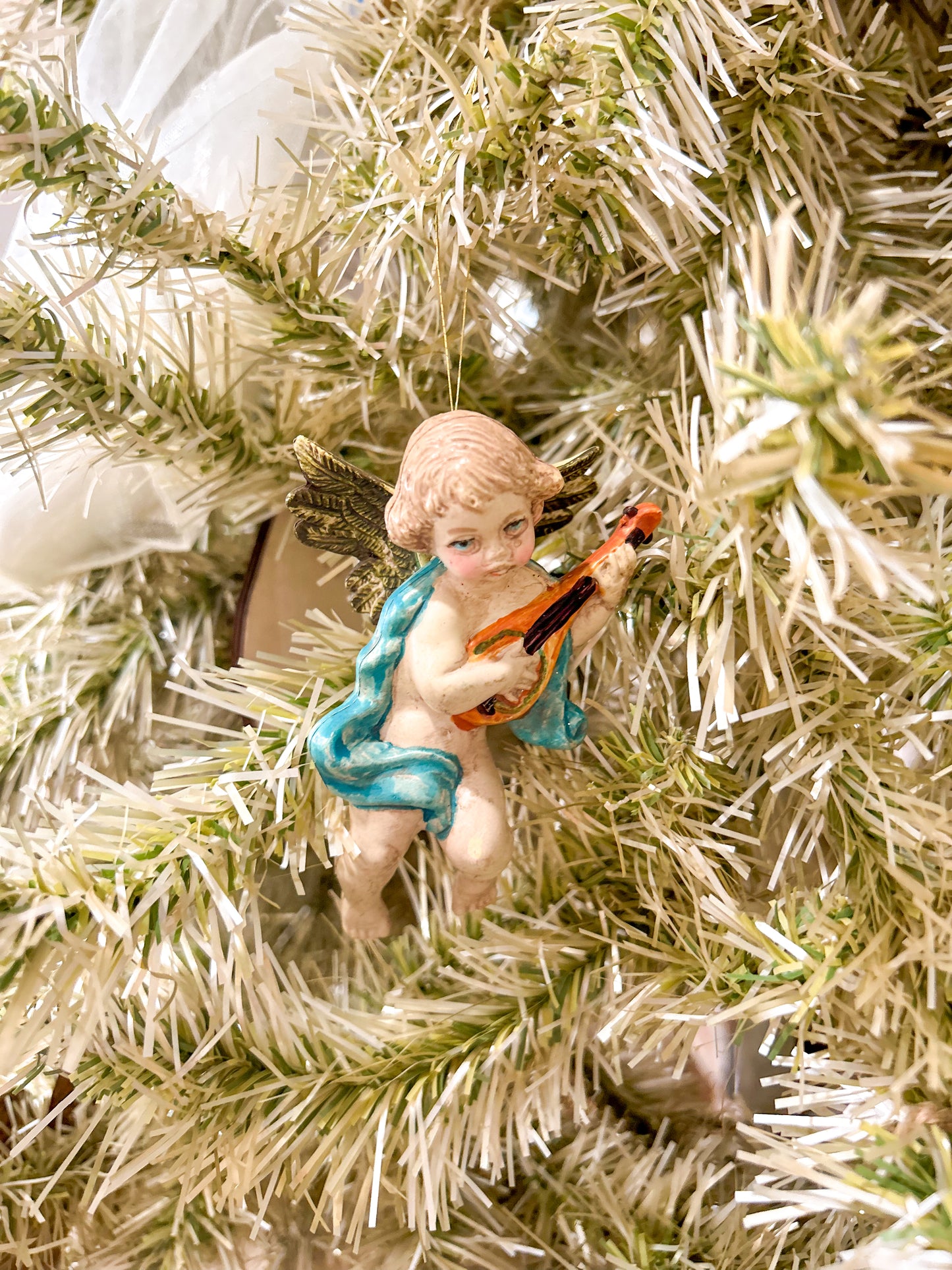 Vintage Christmas Angel Ornament