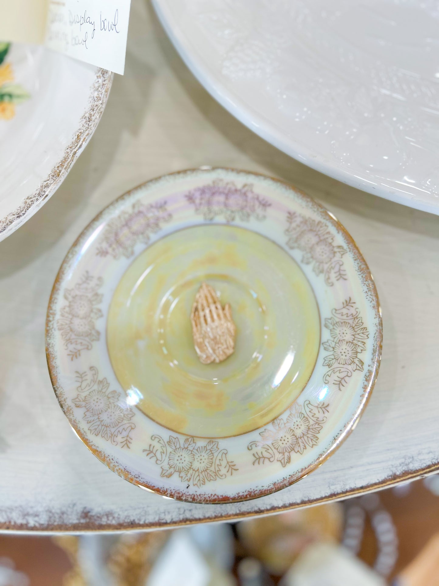 Eleanor’s Golden Prayer Plate