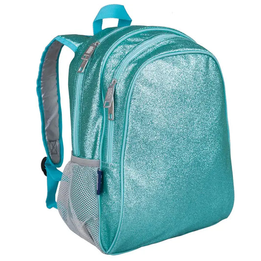 Blue Glitter 15inch Backpack