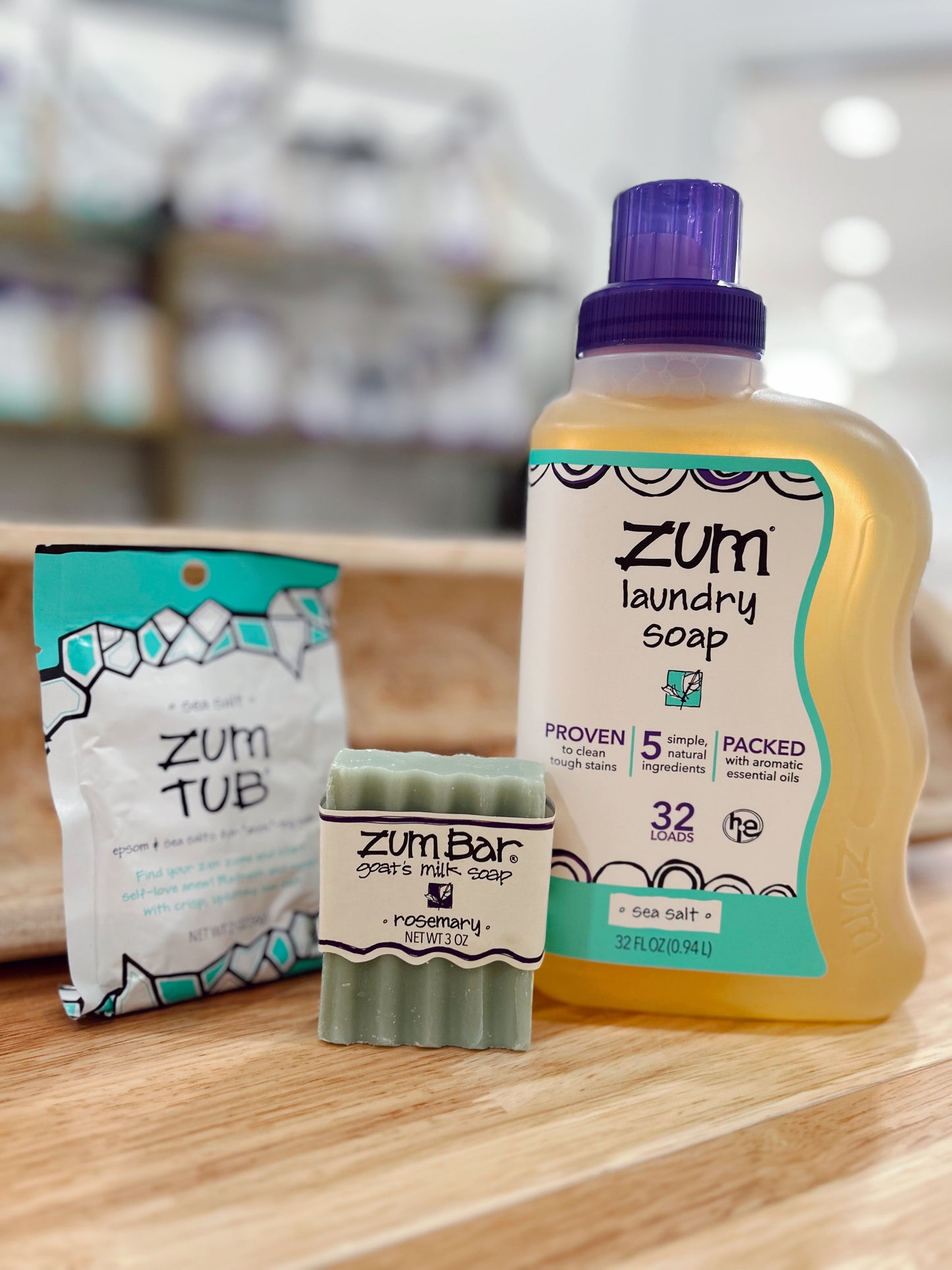 Sea Salt 32 oz Zum Laundry Soap