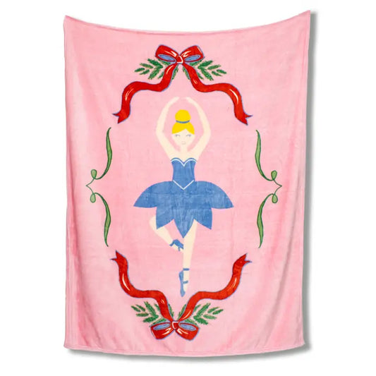 Ballerina Waltz Throw Blanket