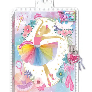 Diary with Lock and Keys Ballerina