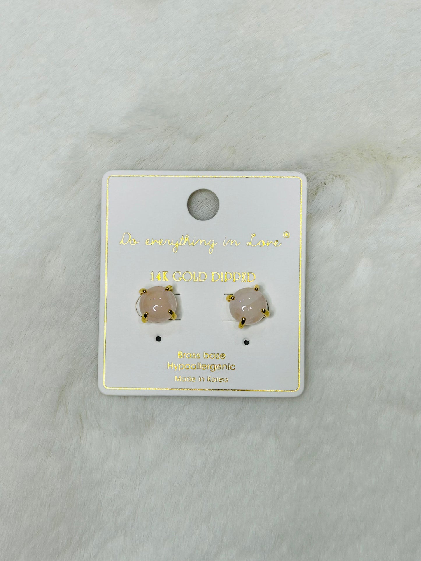 Ivy Love Simple Studs Gold