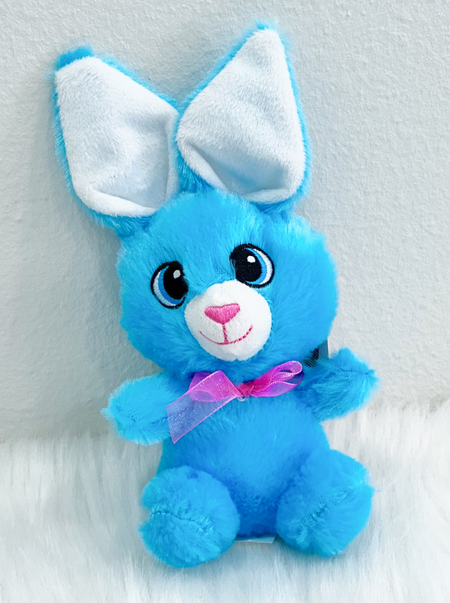 Fuzzy Friends Blue Bunny