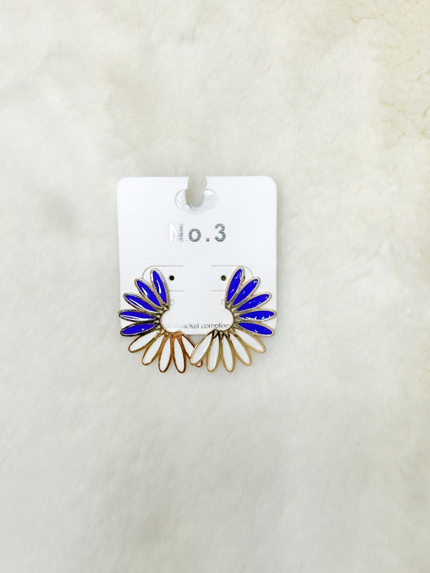 #1 Fan Football Stud Earrings