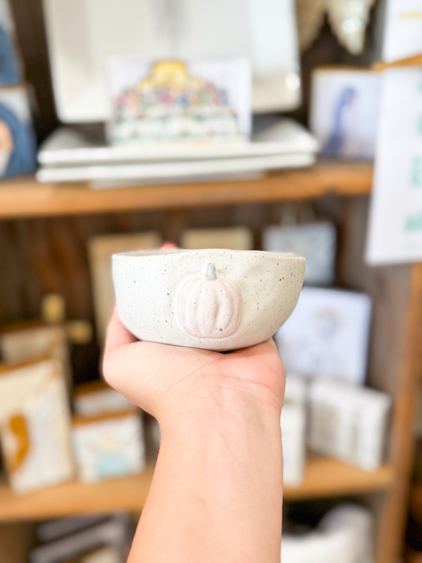7oz Ivory with Orange Pumpkin Candle Fall Festival