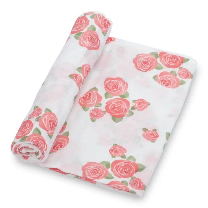 Lolly Banks Blooming Elegance Swaddle Blanket