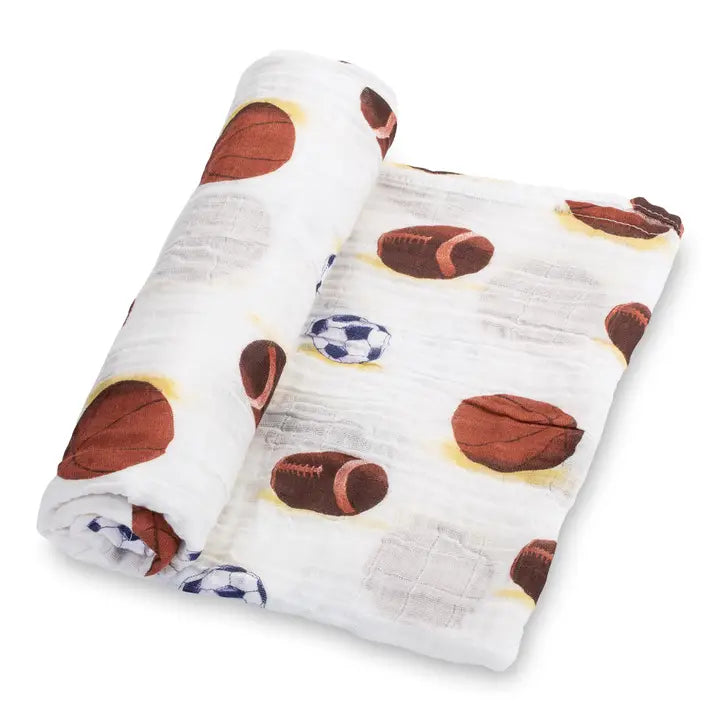 Lolly Banks Go Sports! Swaddle Blanket