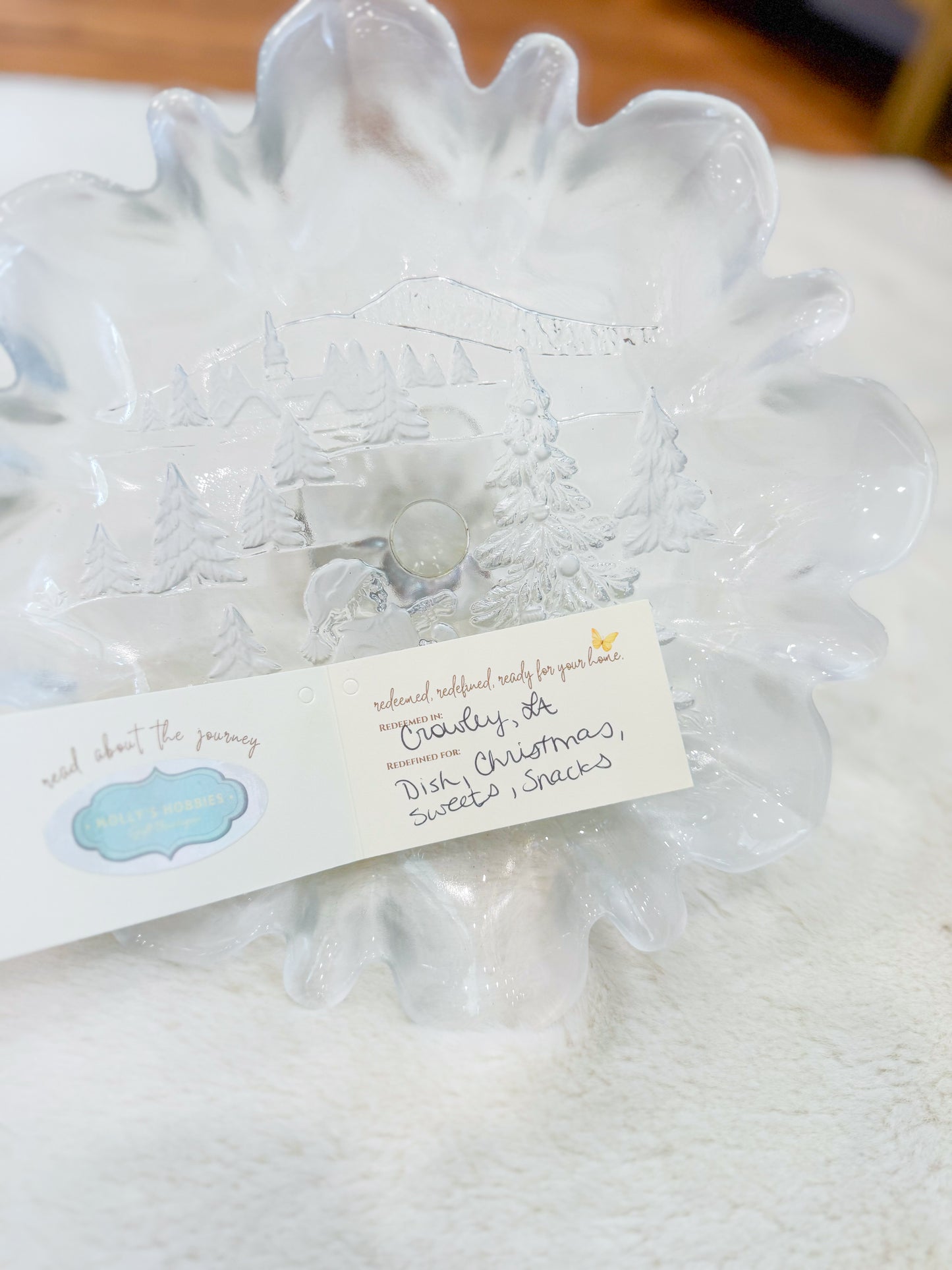 The Christmas Story Pedestal Plate