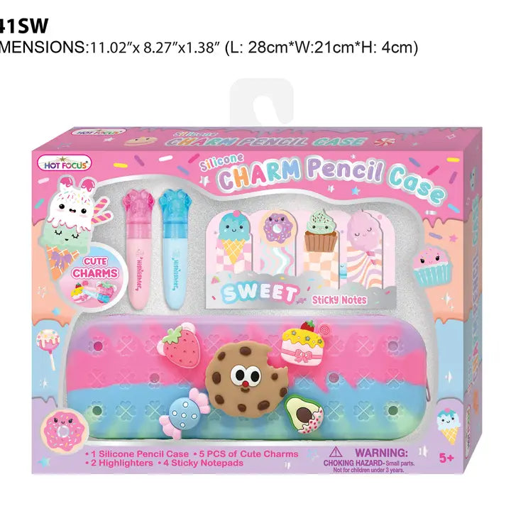 Charm Pencil Case, Sweets