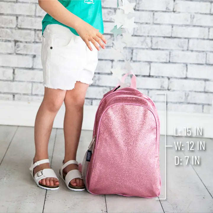 Pink Glitter 15inch Backpack