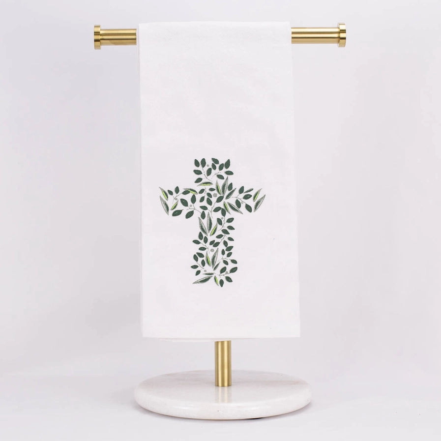 Cross Flour Sack Hand Towel