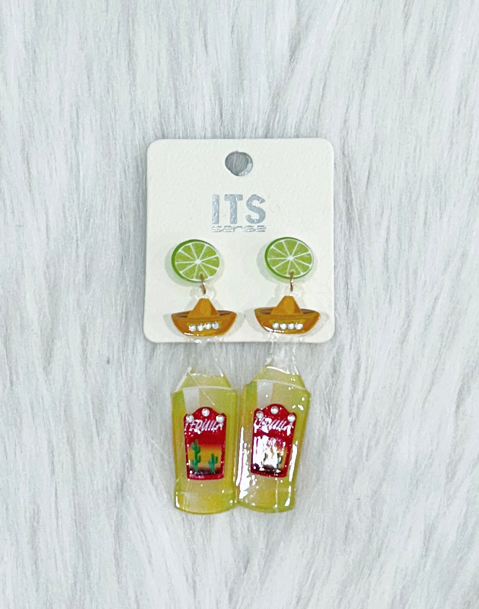 Tequila Bottle Earrings