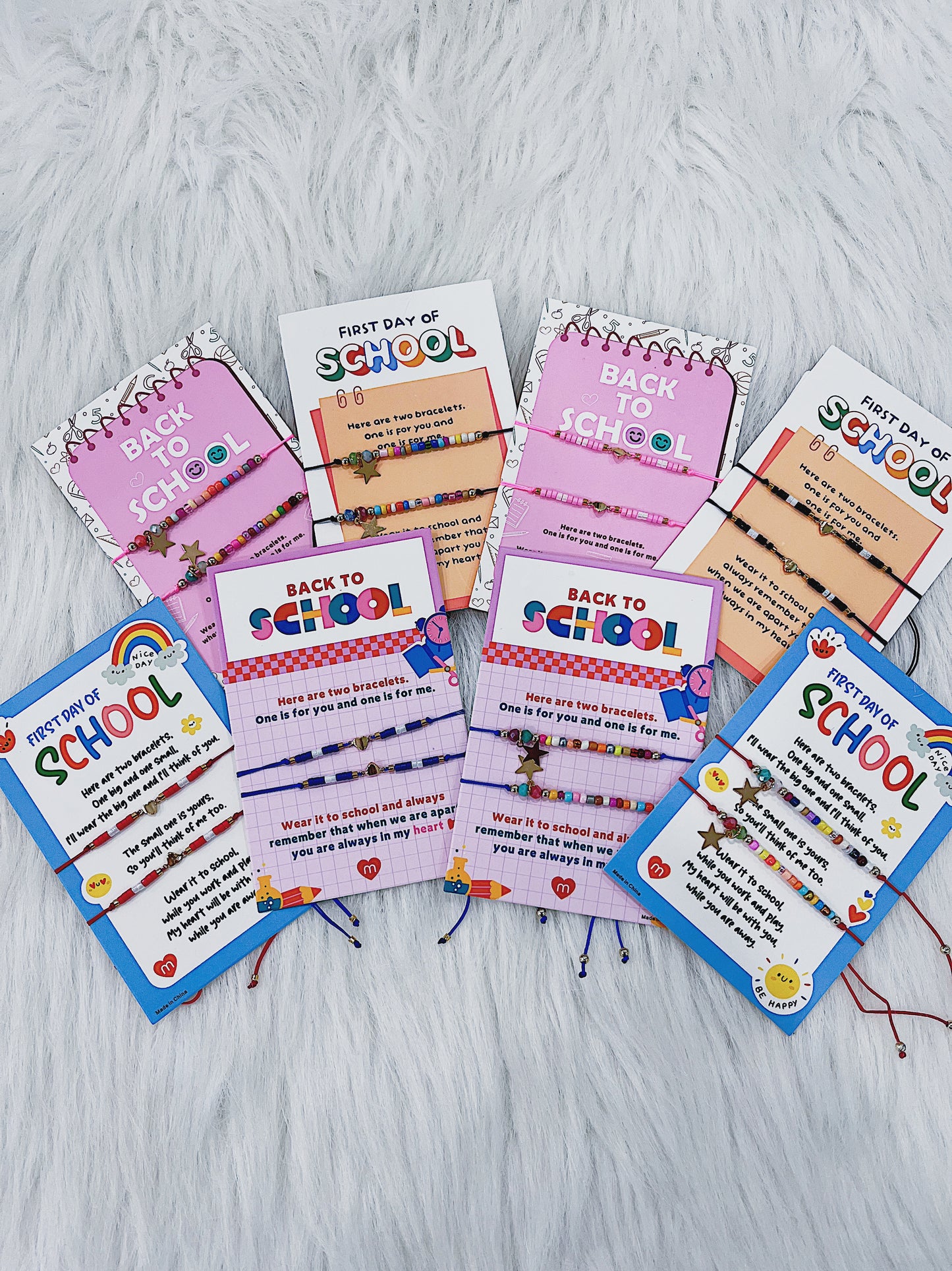 Best Friend First Day Of School Bracelet
