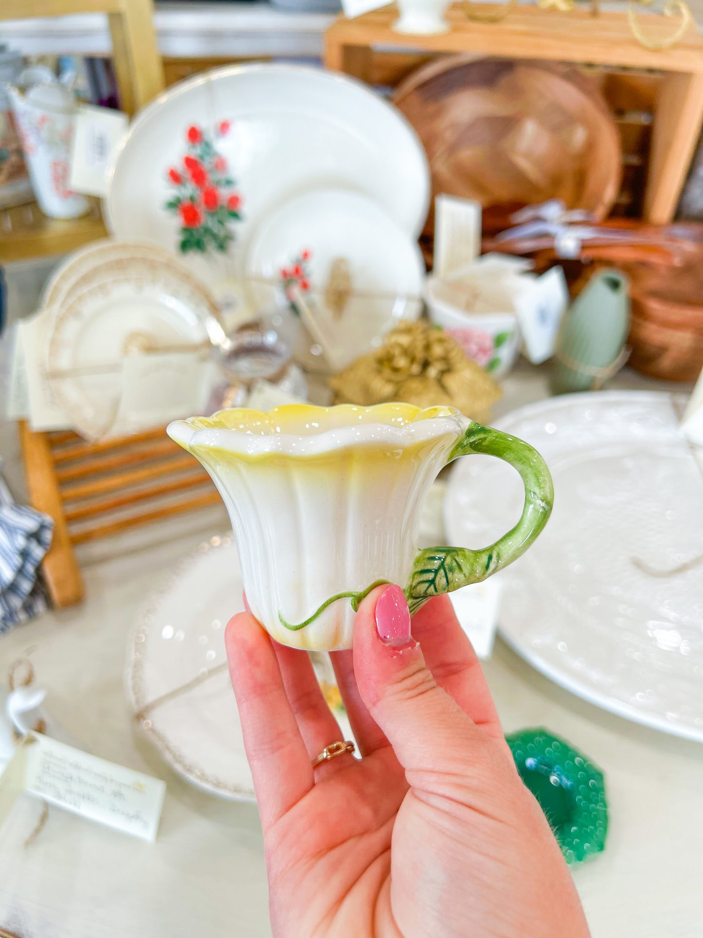 Golden Bloom Teacup