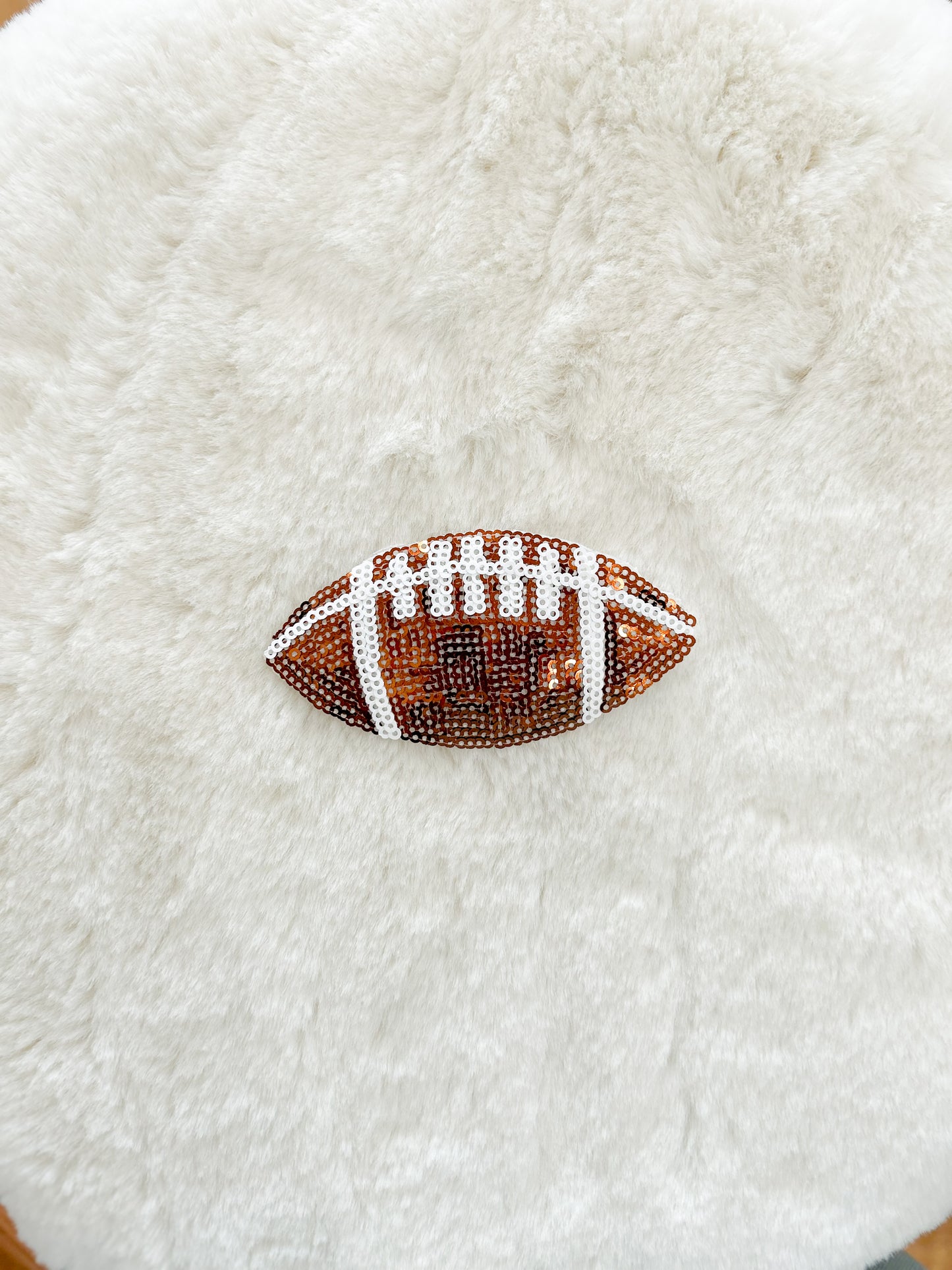 Patch- Small Sequin Colored Football