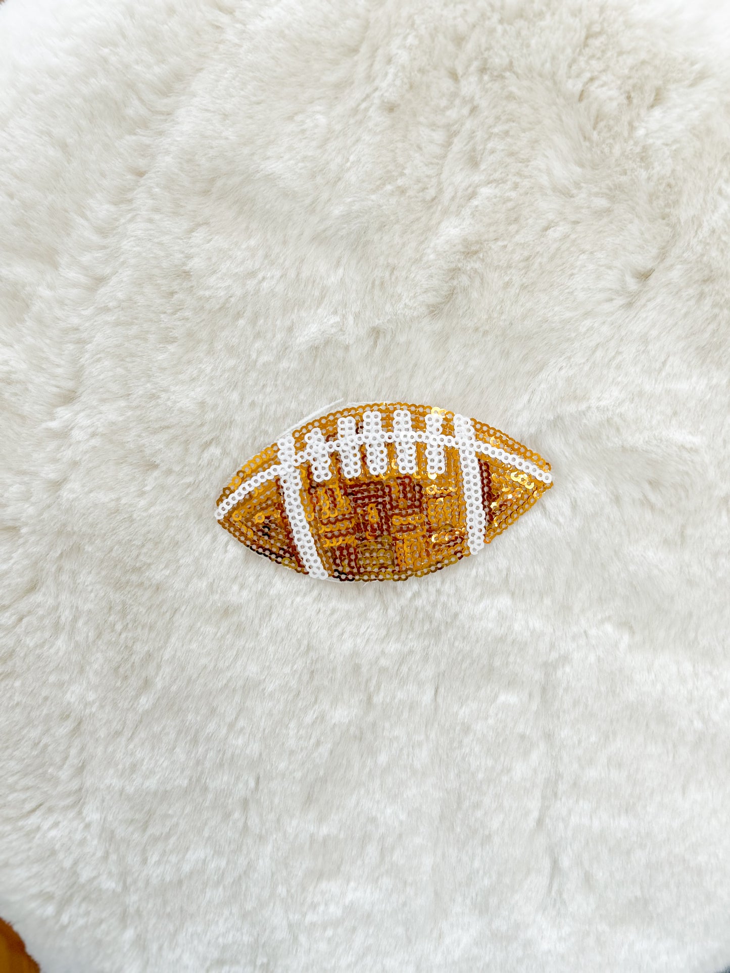 Patch- Small Sequin Colored Football