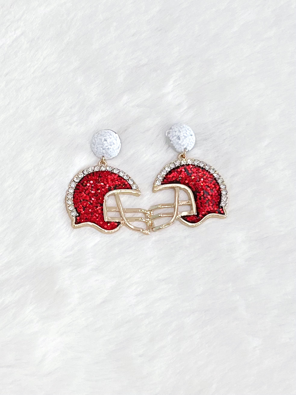 Glitz Helmet Earrings