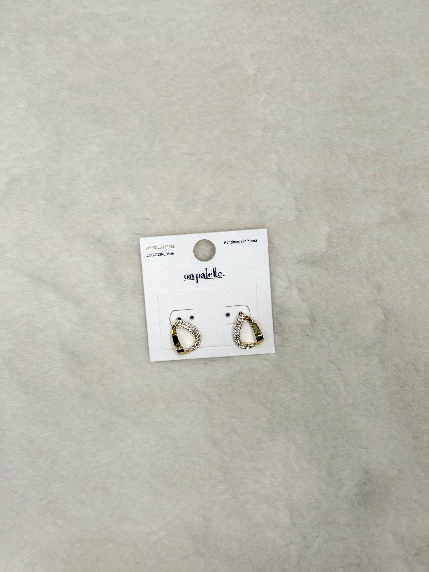 Maya Diamond and Gold Earrings