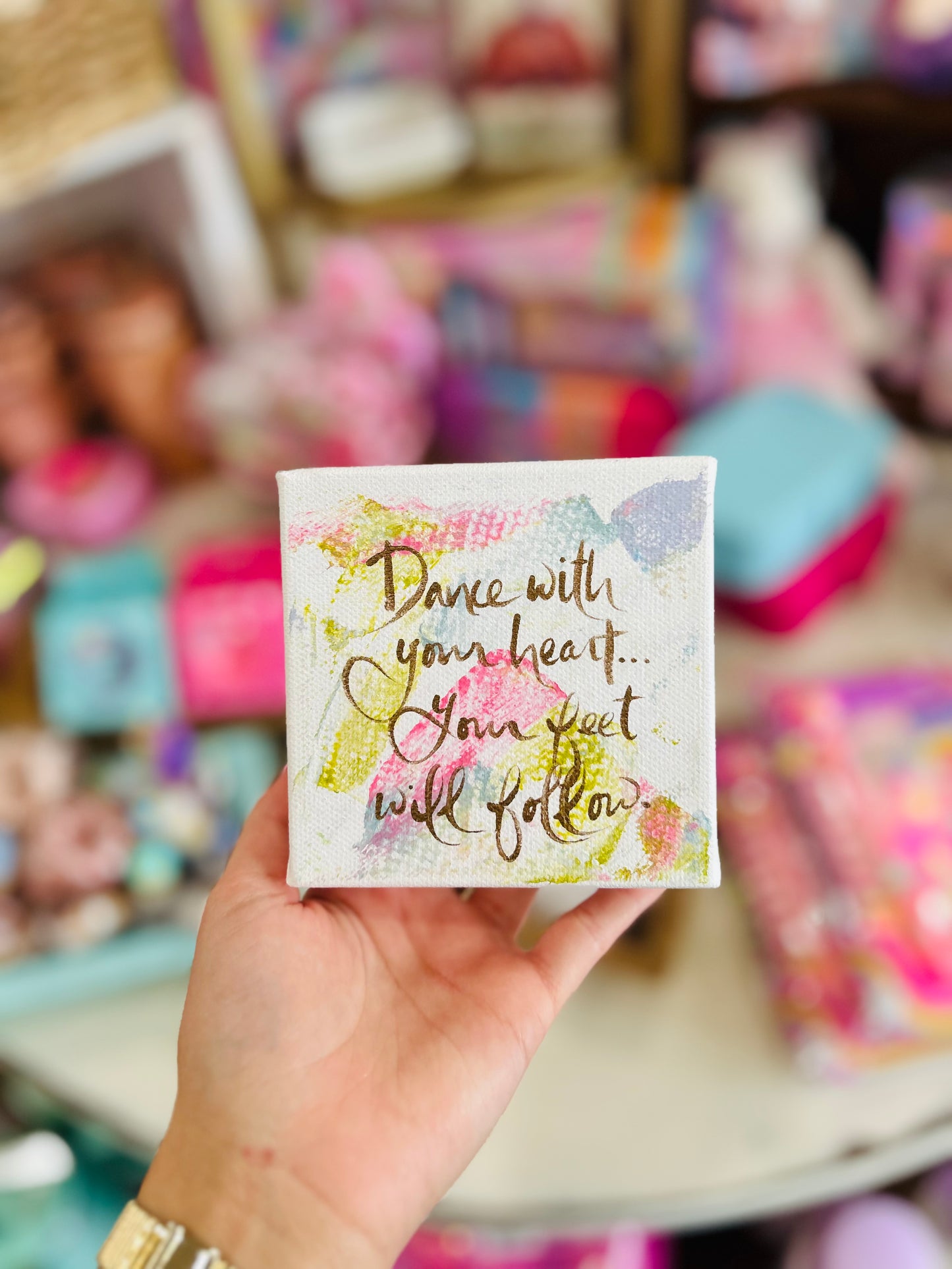 4x4 Dance With Your Heart Canvas Art