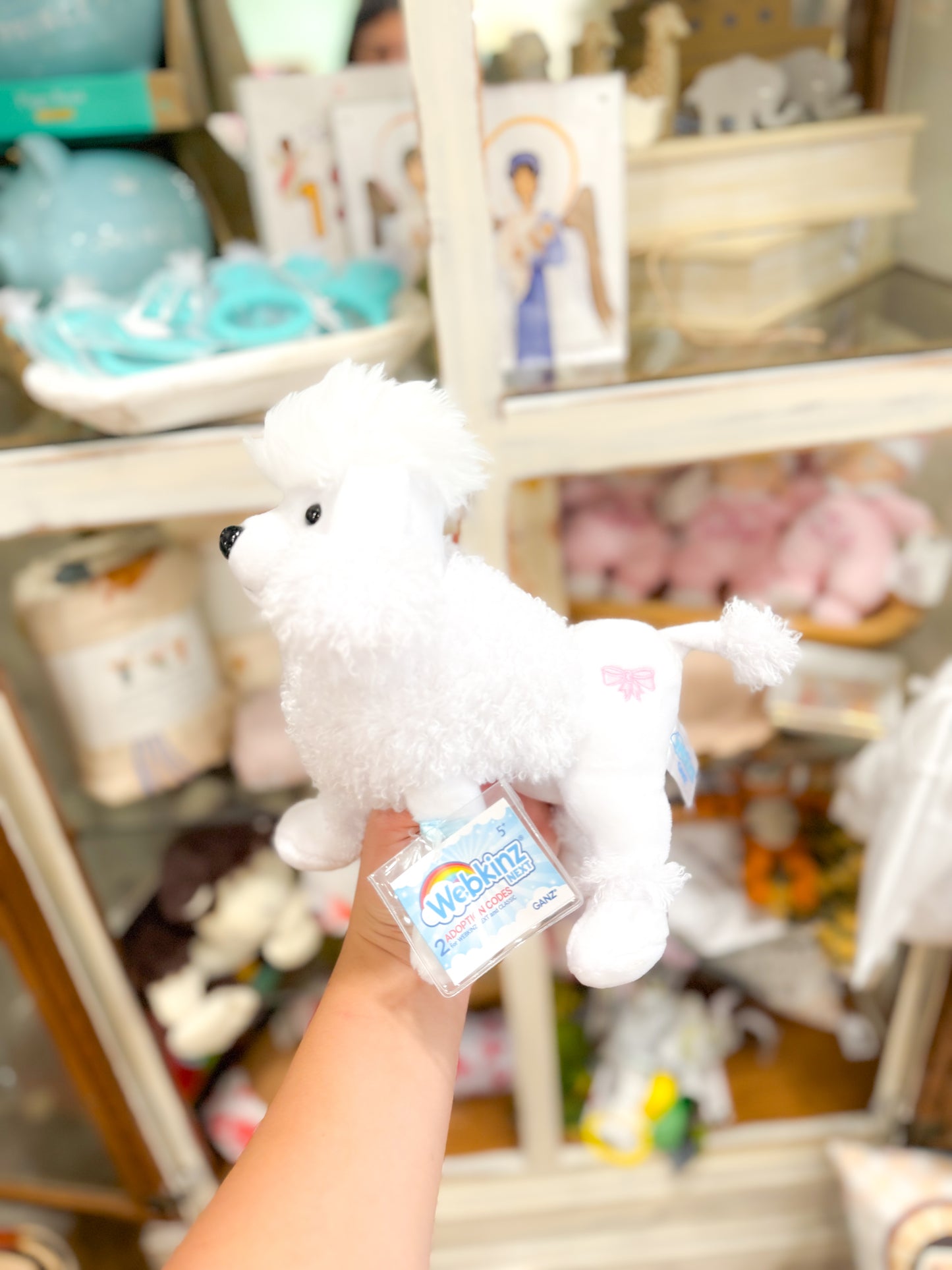 Webkinz White Poodle Plush