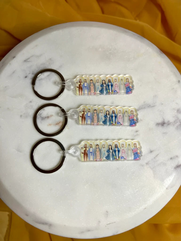 Emily S. Pitre Many Mary Keychain