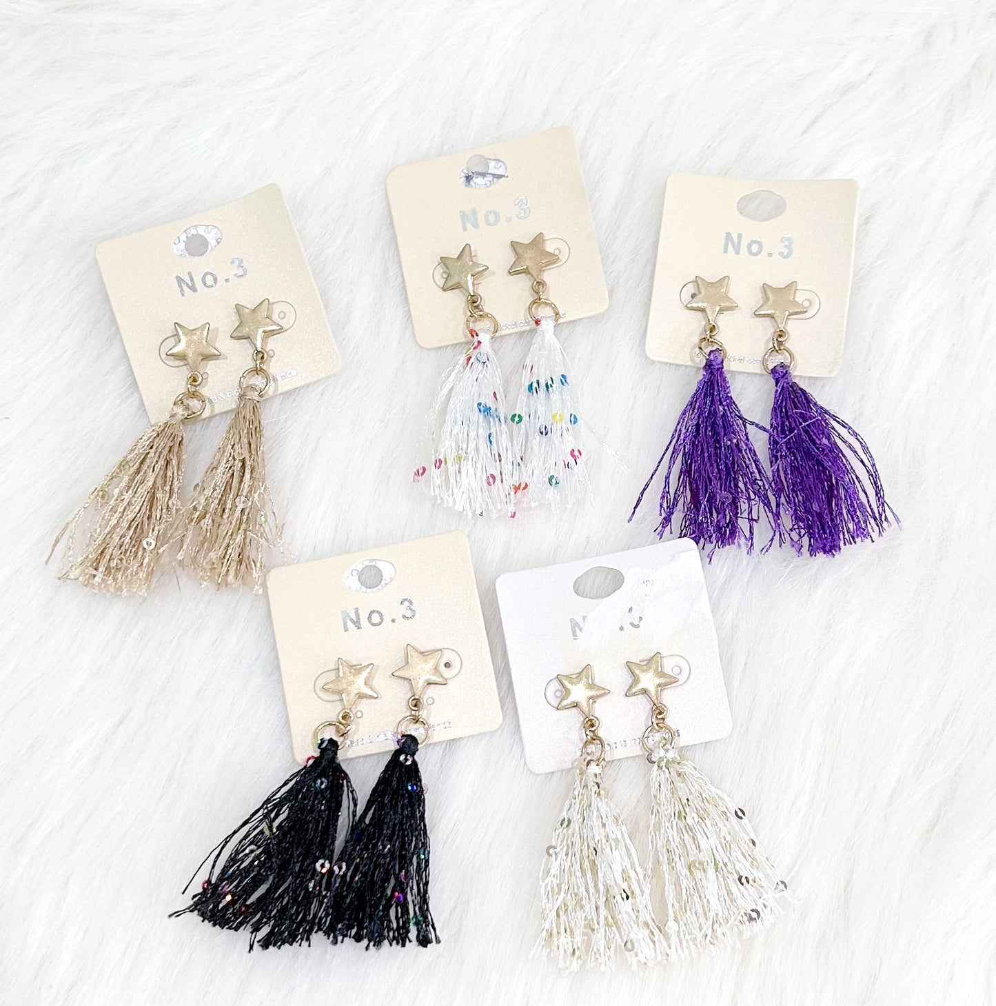 Star Fringe Earrings