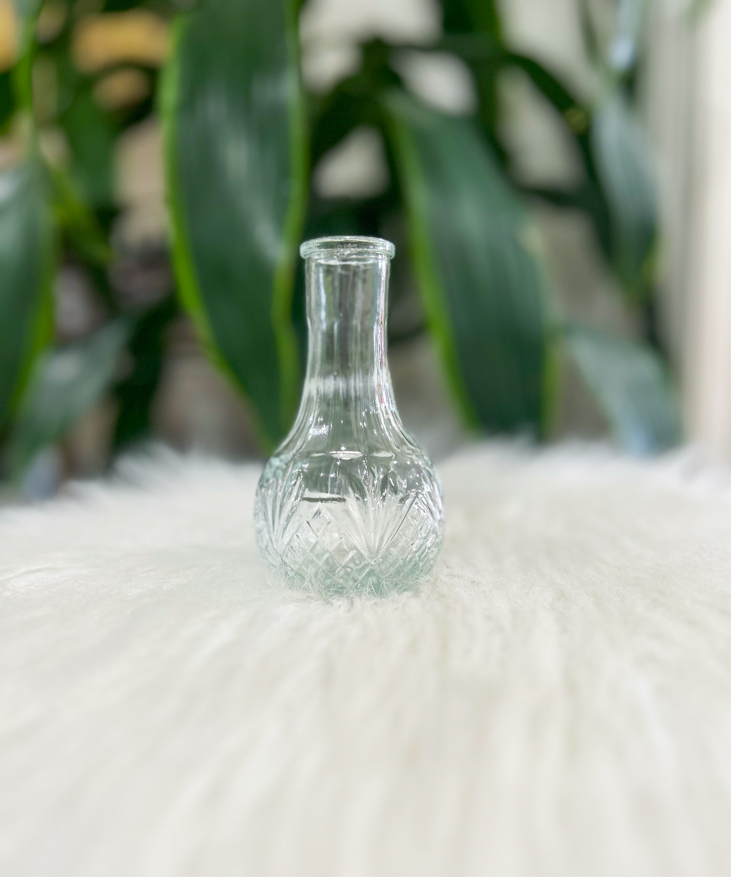 Clear Glass Bud Vase