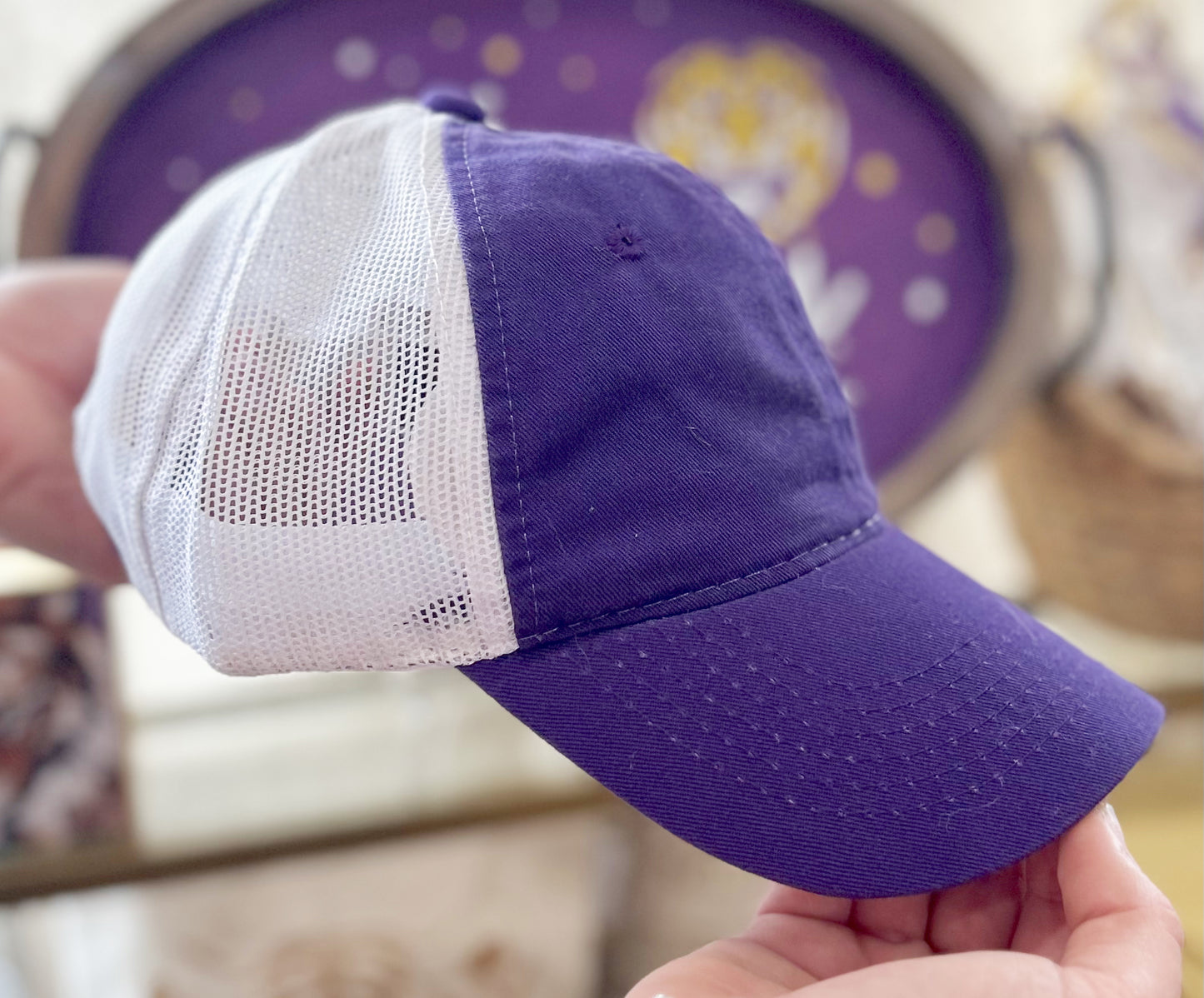 Baseball Cap with Mesh Back