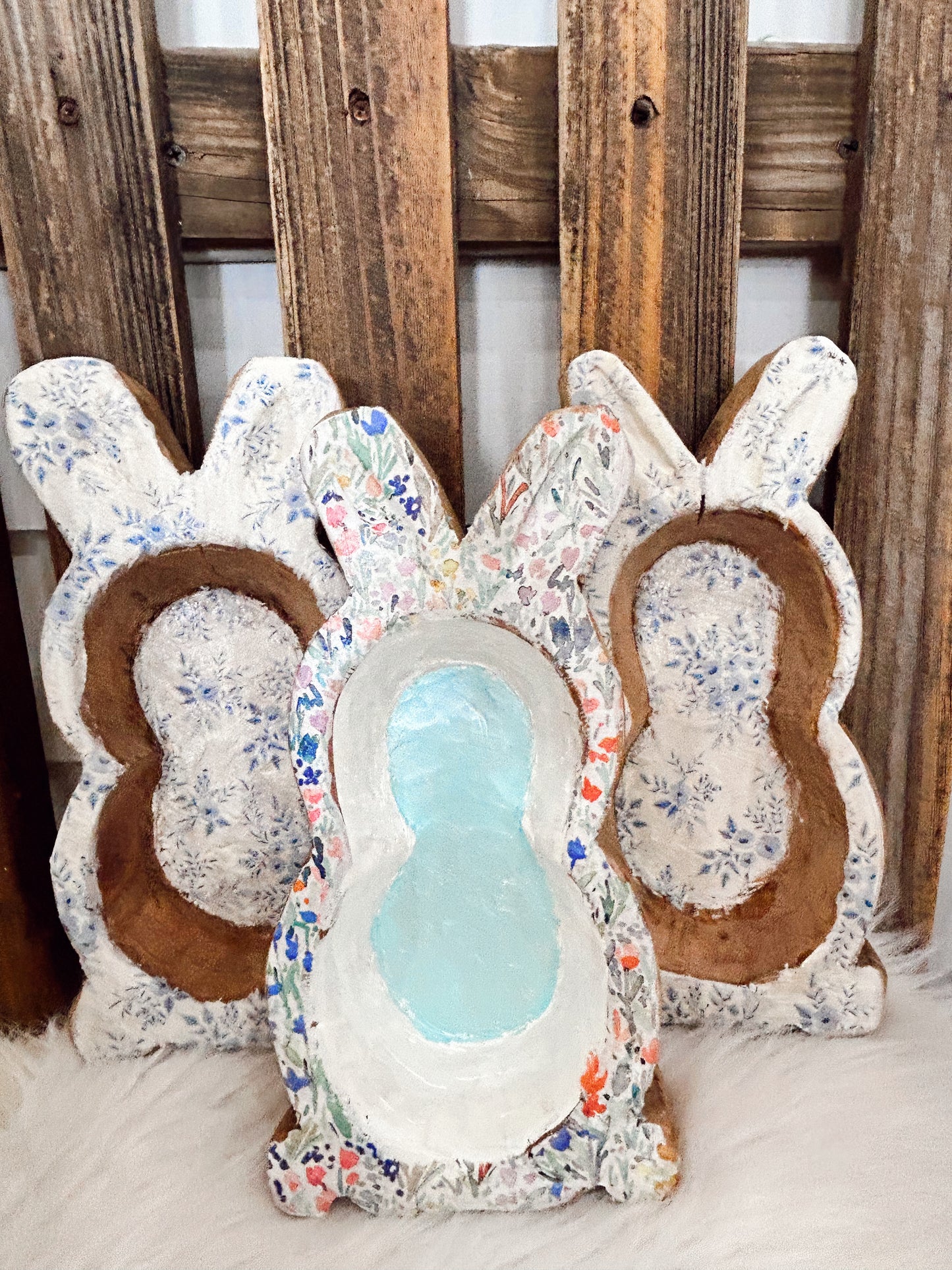 Wooden Bunny Art