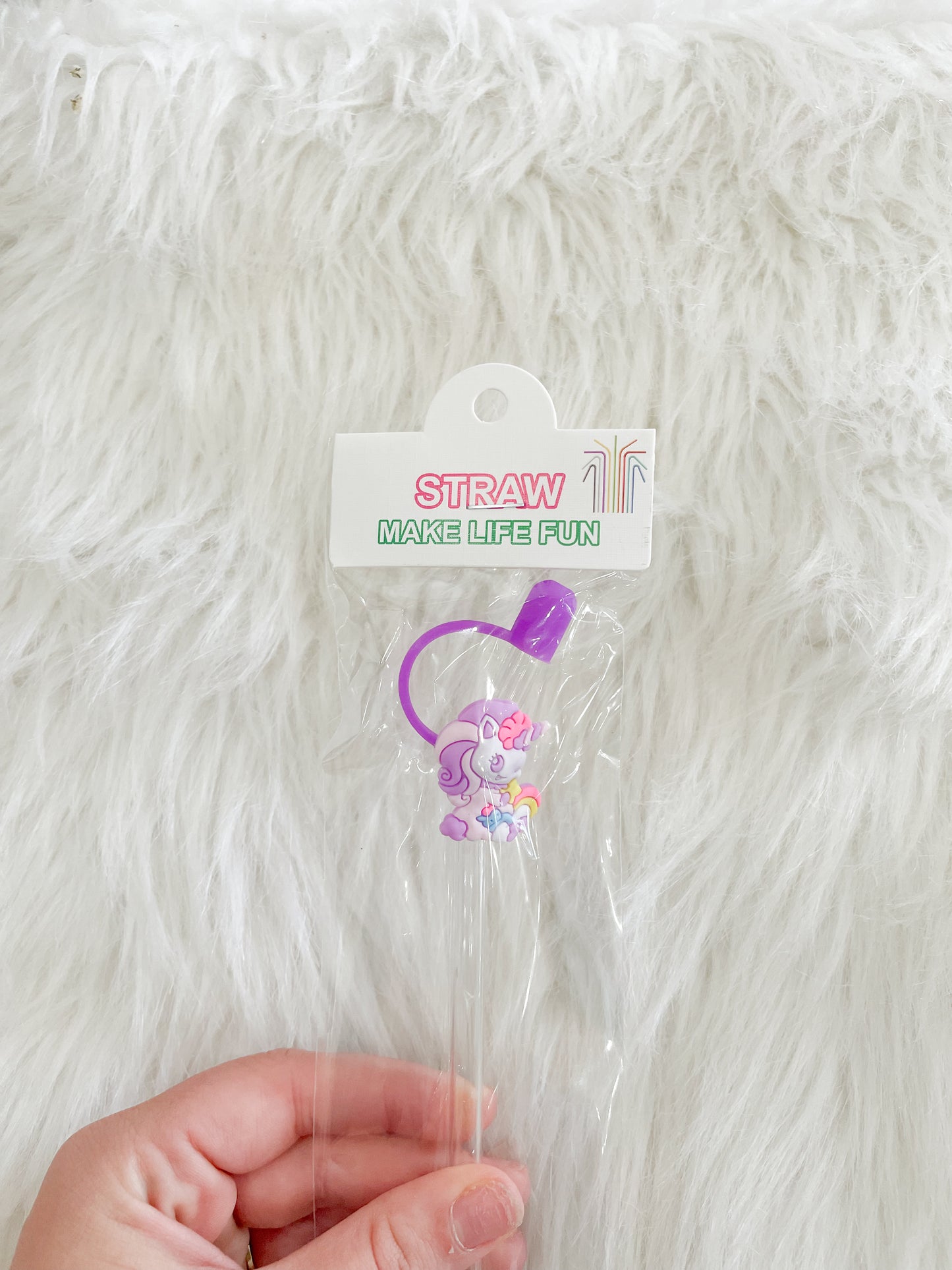Unicorn Glass Straws