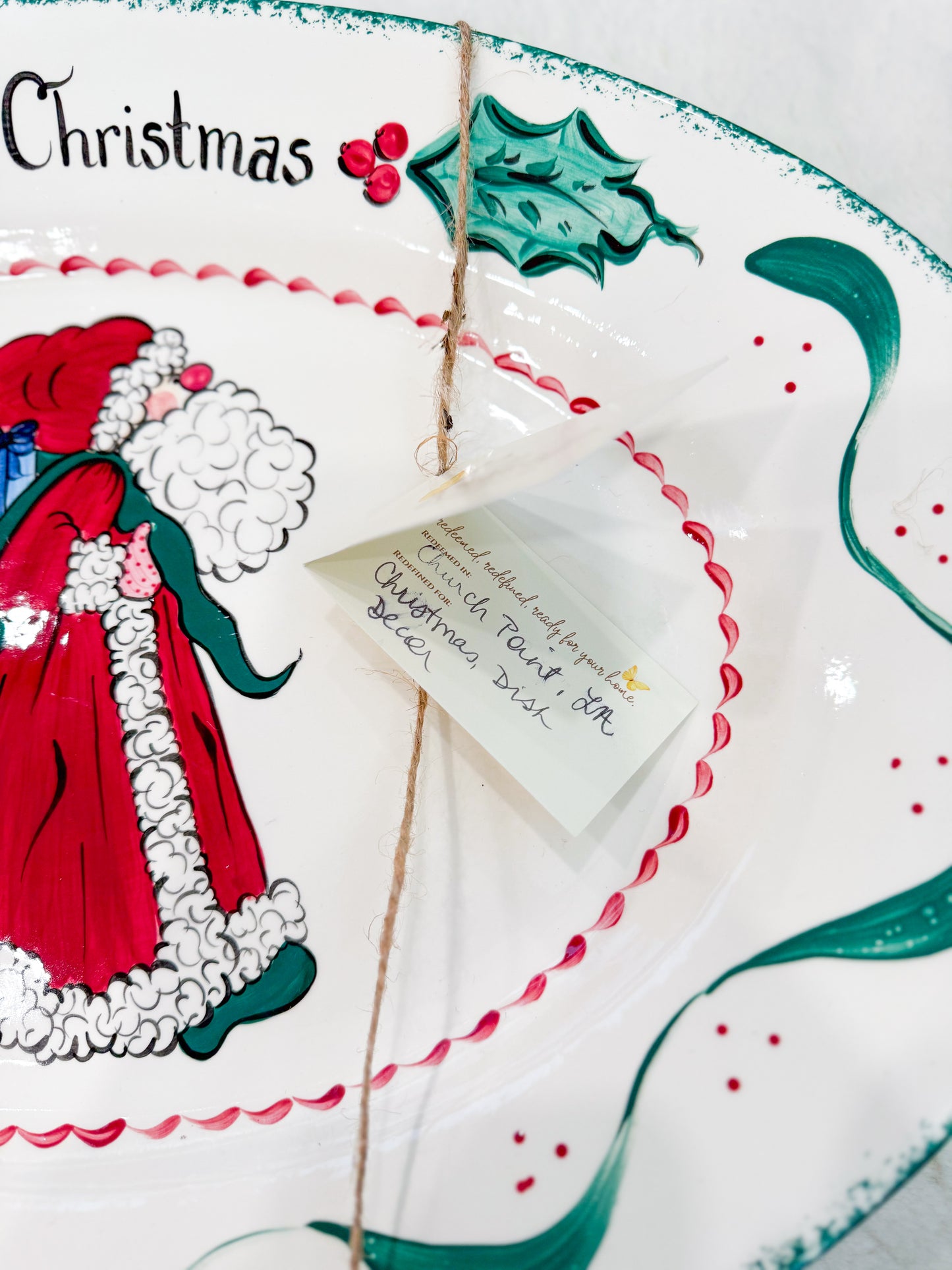 The Grand Merry Christmas Serving Platter