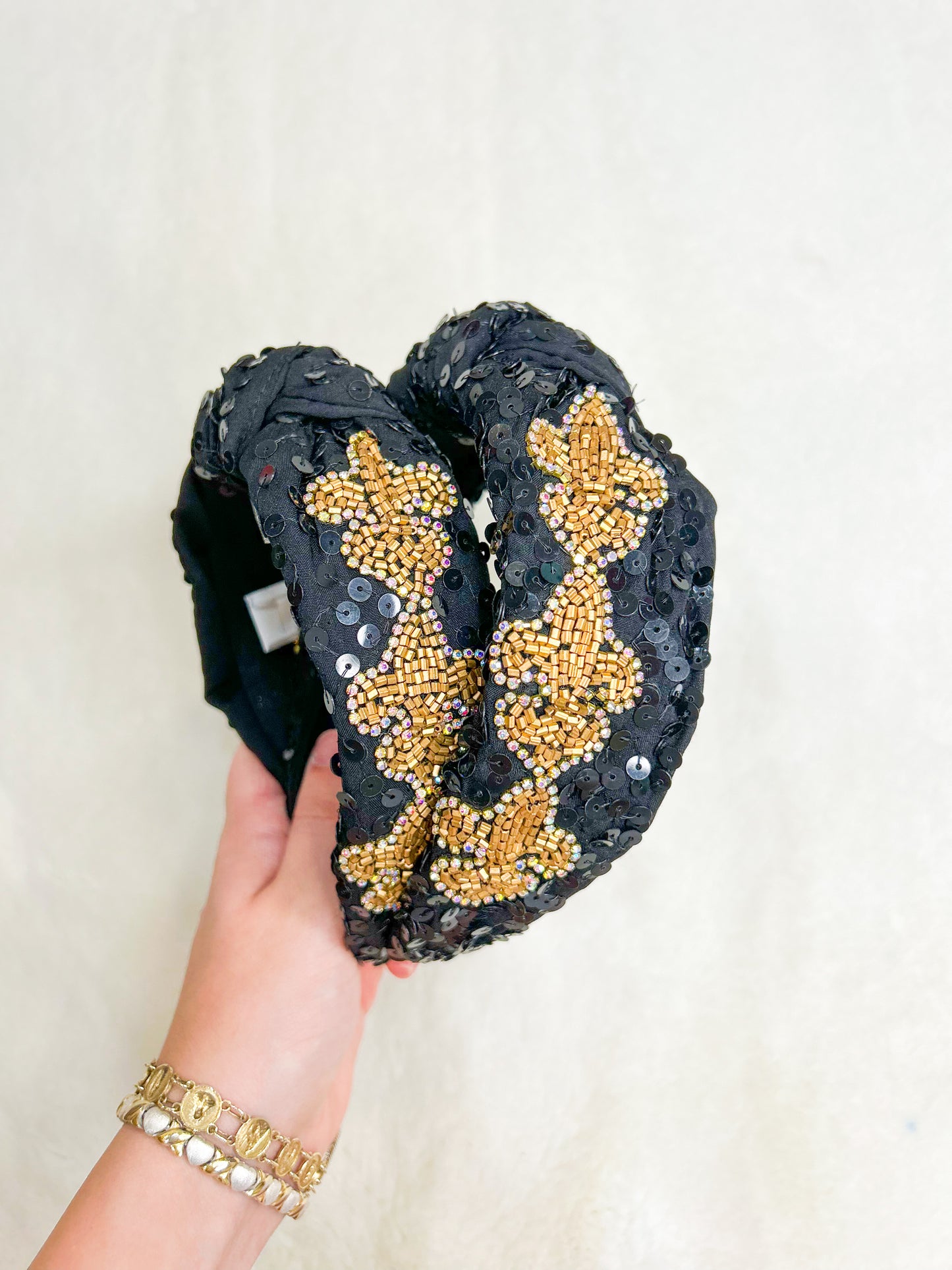 Saints Beaded Headband