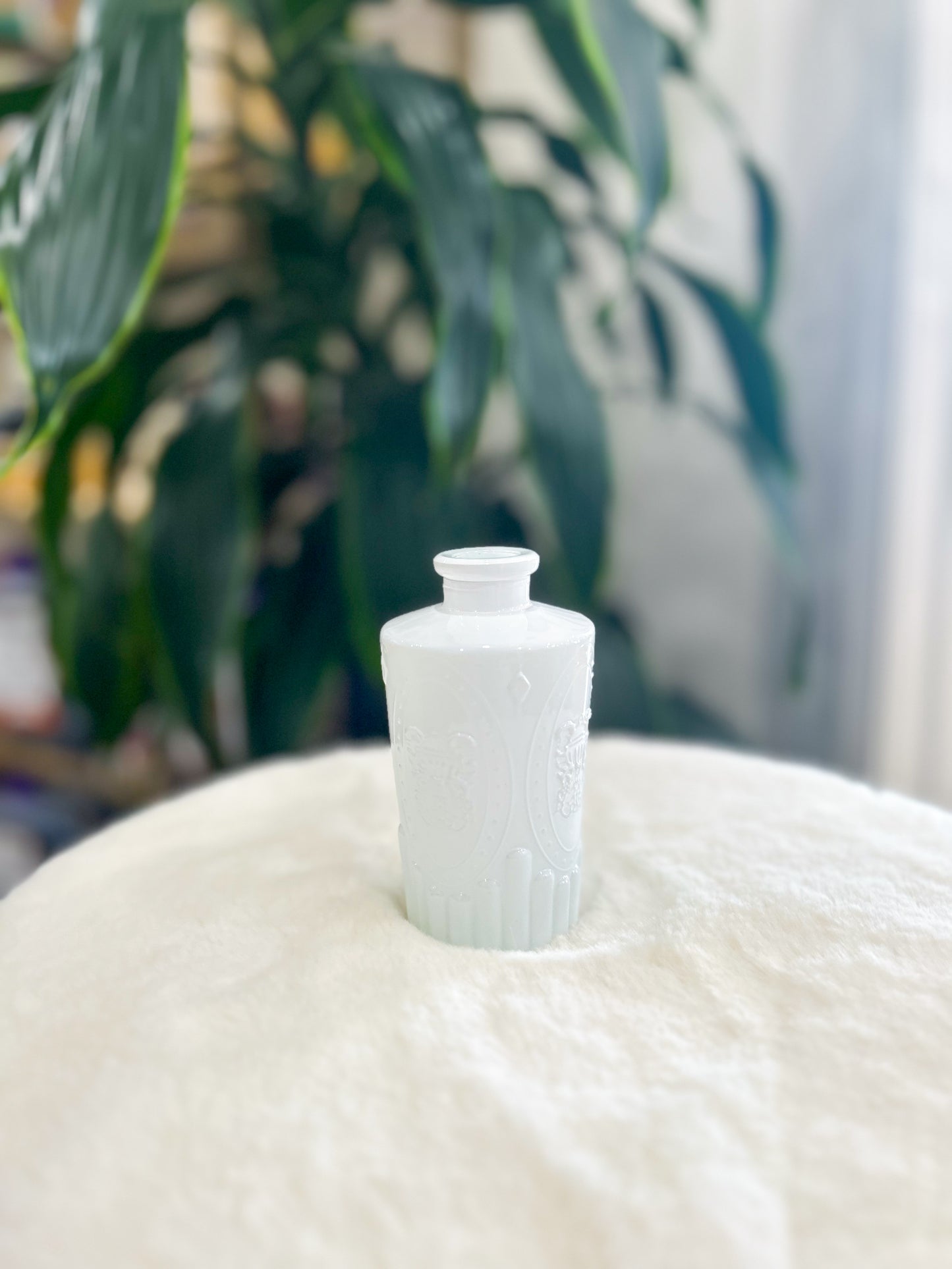 Vivienne Regal Glass Bottle Vintage Inspired Tall Bud Vase