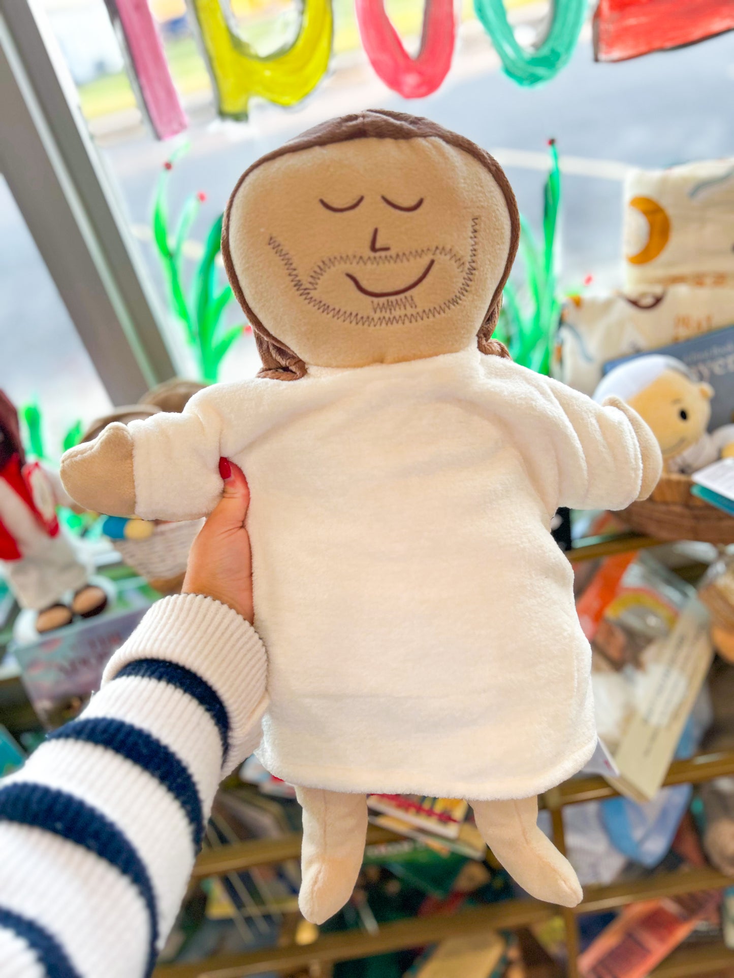 Large- Jesus Plush Prayer Pillow