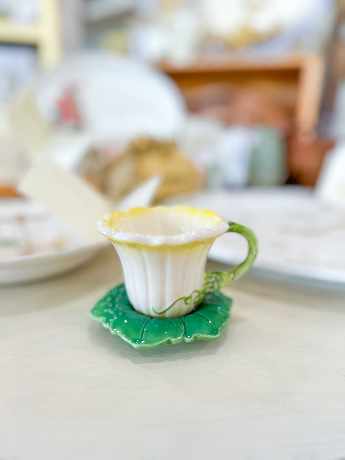 Golden Bloom Teacup