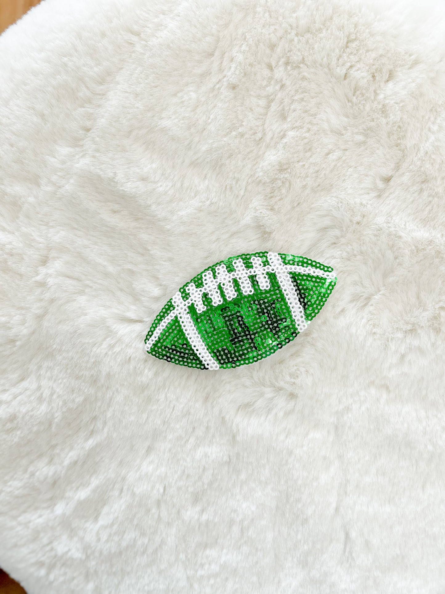 Patch- Small Sequin Colored Football