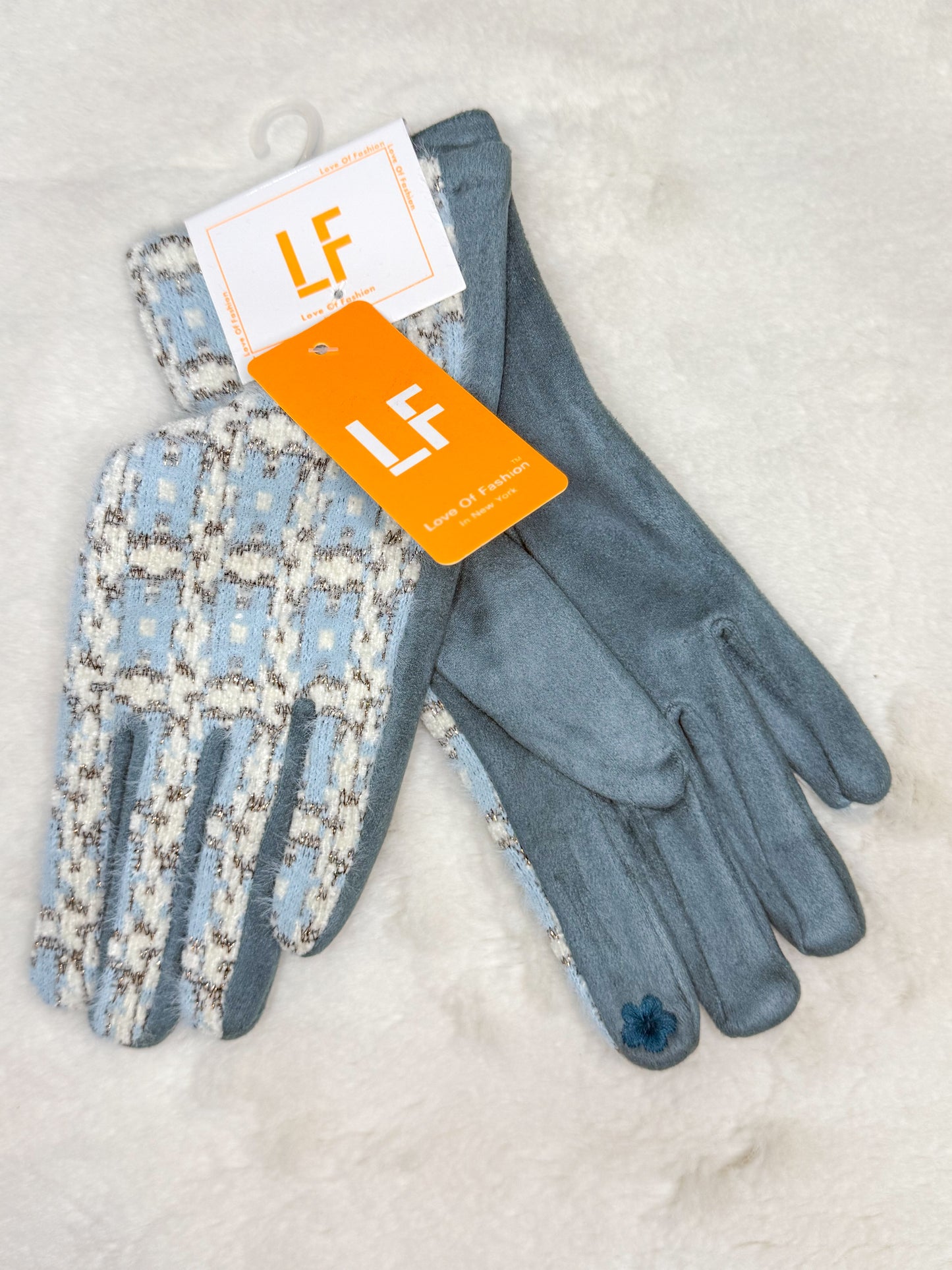 Love of Fashion Winter Gloves- Blue